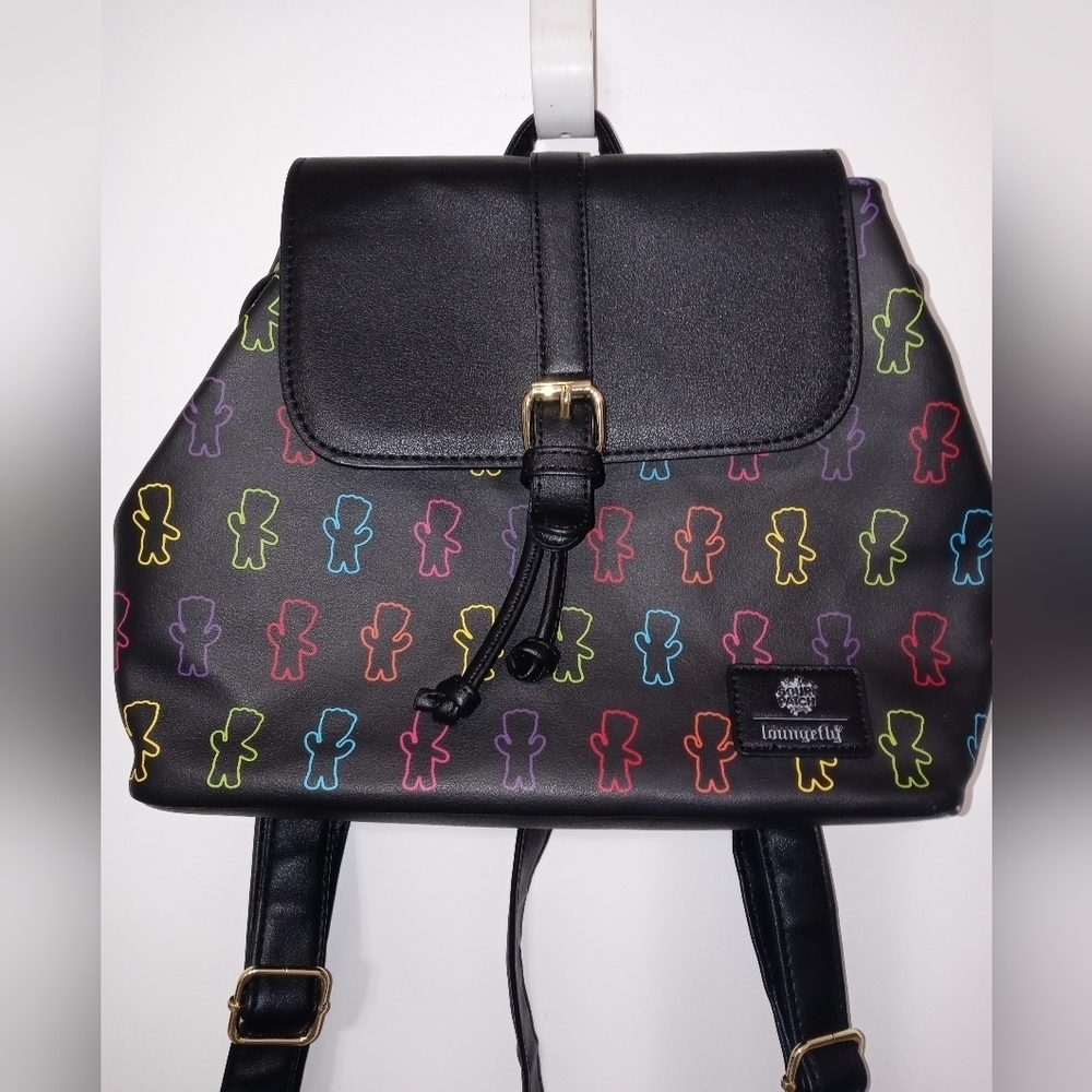 Loungefly Sourpatch Kids Multicolor Mini Cinch Closure Backpack